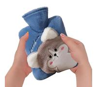1000ml Hot Water Bag, Winter Hot Water Bottle, Cartoon Hot Water Bottle, Large Capacity Bed Warmer, Feet Hot Water Bottle, Waist Heating Pad, Heating Pad with Cover, Bed Warmer for Winter