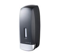 1000ml Jabón Líquido Dispensador Pared Presionar Botón Tanque Negro ABS