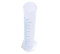 1000ml Plástico Probeta Tubo De Ensayo Frasco Con Base Octogonal Para Experimentos Y Enseñanza Blanca 41cm De Altura