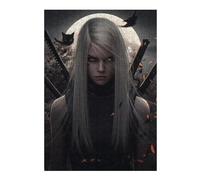 1000pcs(38x26cm) Rompecabezas De Piezas para Adolescentes Dark Fantasy Warrior Artwork -1 Rompecabezas para Adultos Juguetes Antiestrés Una Obra De Arte Desafío Educativo 1000pcs(38x26cm)