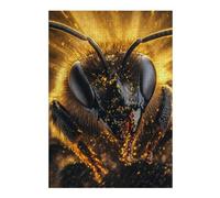 1000pcs(38x26cm) Rompecabezas De Piezas para Adolescentes Golden Bee Close-Up Rompecabezas Juegos Relajantes Desafío Difícil Regalo De Cumpleaños, Regalos, 1000pcs(38x26cm)
