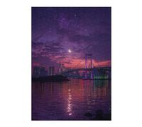 1000pcs(38x26cm) Rompecabezas De Piezas para Adolescentes Rainbow Bridge Reflections Rompecabezas para Adultos Juguetes Antiestrés Una Obra De Arte Desafío Educativo 1000pcs(38x26cm)