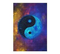 1000pcs(38x26cm) Rompecabezas para Adolescentes Cosmic Yin Yang Art Print-1 Rompecabezas para Adultos Juguetes DIY Arte De Pared Cumpleaños Y Navidad 1000pcs(38x26cm)