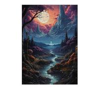 1000pcs(38x26cm) Rompecabezas para Adolescentes Enchanted Moonlit Forest Juego De Rompecabezas para Adultos, Análisis Y Lógica, Regalo De Cumpleaños, Regalos, 1000pcs(38x26cm)
