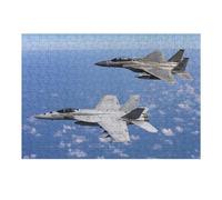 1000pcs(38x26cm) Rompecabezas para Adolescentes F15 FA18E Military Fighter Rompecabezas para Adultos, Juguete, Decoración De Pared, Una Obra De Arte para Cumpleaños, Navidad 1000pcs(38x26cm)