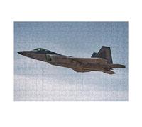 1000pcs(38x26cm) Rompecabezas para Adolescentes F22 Raptor Fighter Jet Rompecabezas para Adultos Juguetes Antiestrés Corte De Precisión Cumpleaños 1000pcs(38x26cm)