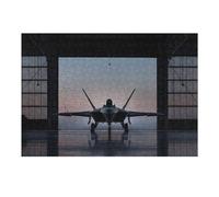 1000pcs(38x26cm) Rompecabezas para Adolescentes F22 Raptor in The Hangar Rompecabezas para Adultos Juegos Relajantes Análisis Y Lógica Cumpleaños Y Navidad 1000pcs(38x26cm)