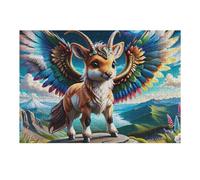 1000pcs(38x26cm) Rompecabezas para Adolescentes Fantasy Mythical Creature Wings Rompecabezas para Adultos Juego Práctico Desafío Difícil Desafío Educativo 1000pcs(38x26cm)