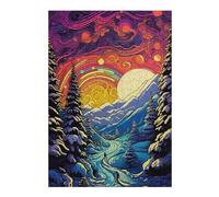 1000pcs(38x26cm) Rompecabezas para Adolescentes Magical Winter Sunset Pathway Juego De Rompecabezas para Adultos, Análisis Y Lógica, Regalo De Cumpleaños, Regalos, 1000pcs(38x26cm)