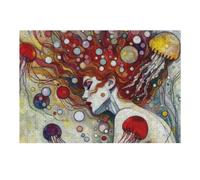 1000pcs(38x26cm) Rompecabezas para Adolescentes Mermaid Abstract Art Rompecabezas para Adultos, Juguete, Decoración De Pared, Una Obra De Arte para Cumpleaños, Navidad 1000pcs(38x26cm)