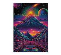 1000pcs(38x26cm) Rompecabezas para Adolescentes Neon Desert Drive Rompecabezas Juegos Relajantes Difícil Difícil Cumpleaños 1000pcs(38x26cm)
