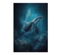 1000pcs(38x26cm) Rompecabezas para Adolescentes Orca in The Deep Blue Sea Rompecabezas para Adultos Juegos Divertidos Desafío Difícil Juego Desafiante Regalos 1000pcs(38x26cm)