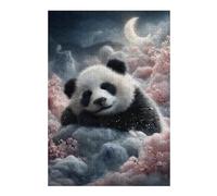 1000pcs(38x26cm) Rompecabezas para Adolescentes Panda Dreams in Clouds -1 Rompecabezas Juegos Relajantes Difícil Difícil Cumpleaños 1000pcs(38x26cm)