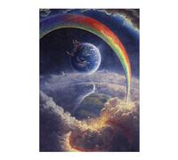 1000pcs(38x26cm) Rompecabezas para Adolescentes Rainbow Over Earth A Fantasy Scene Rompecabezas para Adultos Juguetes Antiestrés Carrera De Velocidad Manual Desafío Educativo 1000pcs(38x26cm)
