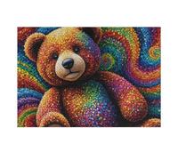 1000pcs(38x26cm) Rompecabezas para Adolescentes Rainbow Teddy Bear Toy Rompecabezas para Adultos: Un Juego Práctico, Divertido Y con Un Toque De Humor, Un Reto Educativo 1000pcs(38x26cm)