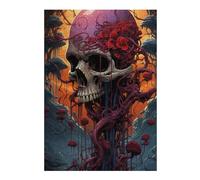 1000pcs(38x26cm) Rompecabezas para Adolescentes Skull Forest Fantasy Rompecabezas para Adultos Juegos Familiares Desafío Difícil Oferta como Regalos para Toda La Familia 1000pcs(38x26cm)