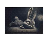 1000pcs(38x26cm) Rompecabezas para Adolescentes Sleeping Bunny Illustration Rompecabezas para Adultos Juegos Relajantes Análisis Y Lógica Cumpleaños Y Navidad 1000pcs(38x26cm)