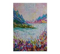 1000pcs(38x26cm) Rompecabezas para Adultos Colourful Calm Rompecabezas para Adultos Juguetes Antiestrés Ensamblaje De Patrones Interacción Entre Padres E Hijos 1000pcs(38x26cm)
