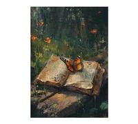 1000pcs(38x26cm) Rompecabezas para Adultos Nature's Whisper A Butterfly's Journey Rompecabezas para Adultos Juegos Divertidos Ensamblaje De Patrones Interacción Entre Padres E Hijos 1000pcs(38x26cm)