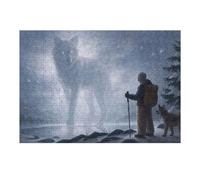 1000pcs(38x26cm) Rompecabezas para Adultos, Regalos Visit of The Great Wolf Rompecabezas para Adultos, Juegos Familiares, Regalo De Cumpleaños, Regalos, 1000pcs(38x26cm)