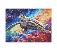 1000pcs(52x38cm) Rompecabezas para Adolescentes Abstract Turtle Rompecabezas para Adultos Juego Práctico Desafío Difícil Desafío Educativo 1000pcs(52x38cm)