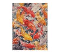 1000pcs(52x38cm) Rompecabezas para Adolescentes Colorful Koi Fish Painting-8 Rompecabezas para Adultos Juego Familiar Patrón De Montaje Regalos De Cumpleaños Y Únicos 1000pcs(52x38cm)
