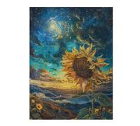 1000pcs(52x38cm) Rompecabezas para Adolescentes Cosmic Sunflower Landscape-1 Rompecabezas para Adultos Juego De Ingenio Desafío Difícil Cumpleaños Y Navidad 1000pcs(52x38cm)