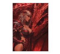 1000pcs(52x38cm) Rompecabezas para Adolescentes Dragon Armor Fantasy Artwork-3 Rompecabezas para Adultos Juego De Ingenio Análisis Y Lógica Regalos De Cumpleaños Y Únicos 1000pcs(52x38cm)