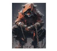 1000pcs(52x38cm) Rompecabezas para Adolescentes Fantasy Tiger Warrior in Chains Rompecabezas para Adultos Juego De Ingenio Regalo De Cumpleaños Actividades Divertidas En Casa 1000pcs(52x38cm)