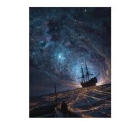 1000pcs(52x38cm) Rompecabezas para Adolescentes Galactic Voyage A Cosmic Journey Rompecabezas para Adultos Juego De Ingenio Regalo De Cumpleaños Actividades Divertidas En Casa 1000pcs(52x38cm)