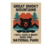 1000pcs(52x38cm) Rompecabezas para Adolescentes Great Smoky Mountains National Park Poster Rompecabezas para Adultos Juegos Relajantes Análisis Y Lógica Cumpleaños Y Navidad 1000pcs(52x38cm)