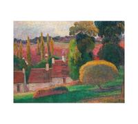 1000pcs(52x38cm) Rompecabezas para Adolescentes Rompecabezas Farm in Brittany Gauguin Rompecabezas para Adultos Juguetes Antiestrés Desafío Difícil para Cumpleaños, Navidad 1000pcs(52x38cm)