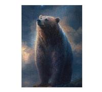 1000pcs(52x38cm) Rompecabezas para Adultos Magical Celestial Bear Art Print Rompecabezas para Adultos Juegos Divertidos Regalo De Cumpleaños Difícil Y Desafiante 1000pcs(52x38cm)