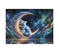 1000pcs(52x38cm) Rompecabezas para Adultos Regalos De Rompecabezas Galactic Kitten Dreamscape Rompecabezas para Adultos Juegos Familiares Decoración Desafío Educativo 1000pcs(52x38cm)