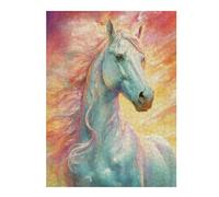 1000pcs(52x38cm) Rompecabezas para Adultos Regalos De Rompecabezas Powerful Wild Horse Rompecabezas DIY Juguetes Una Obra De Arte Regalos para Amigos Y Familiares 1000pcs(52x38cm)