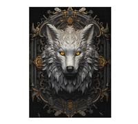 1000pcs(52x38cm) Rompecabezas para Adultos Regalos De Rompecabezas Wolf Beauty Rompecabezas DIY Juguetes Una Obra De Arte Regalos para Amigos Y Familiares 1000pcs(52x38cm)