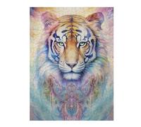 1000pcs(52x38cm) Rompecabezas para Adultos, Regalos The Power of The Tiger Rompecabezas para Adultos, Juegos Familiares, Regalo De Cumpleaños, Regalos, 1000pcs(52x38cm)