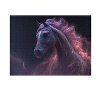 1000pcs(52x38cm) Rompecabezas para Adultos Spirit Animal Horse Juego De Rompecabezas para Adultos: Regalos para Mujeres Interacción Entre Padres E Hijos 1000pcs(52x38cm)