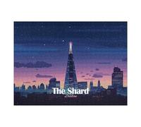 1000pcs(52x38cm) Rompecabezas para Adultos The Shard London Pixel Art Rompecabezas para Adultos Juegos Relajantes Difícil Difícil Cumpleaños Y Navidad 1000pcs(52x38cm)