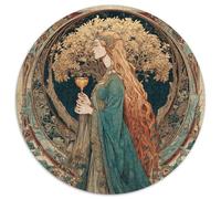 1000pcs (67.5x67.5cm) Adulto Árbol de la Vida and The Holy Grail Rompecabezas Mujeres Hombres Tablero De Madera Enclavamiento De Precisión