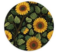 1000pcs (67.5x67.5cm) Adulto Solflower Rompecabezas Mujeres Hombres Tablero De Madera Enclavamiento De Precisión