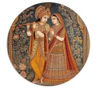 1000pcs (67.5x67.5cm) Retrato de una Persona Rompecabezas Estilo de Pintura en Miniatura India De Bricolaje para Adultos Y Multitud De 14 Años En Adelante