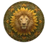 1000pcs (67.5x67.5cm) Rompecabezas para Adultos Y Adolescentes SolflowerJuegos Hechos DIY,León Decoración del Hogar.