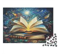1000pcs (75x50cm) Adulto Libros Rompecabezas Mujeres Hombres Tablero De Madera Enclavamiento De Precisión The Power of KnBúhoedge