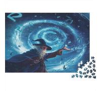 1000pcs (75x50cm) Adulto Mago Rompecabezas Mujeres Hombres Tablero De Madera Enclavamiento De Precisión Números mágicos