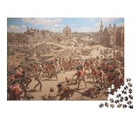 1000pcs (75x50cm) Imagen de Tropas en la Batalla de Bunker Hill Rompecabezas De Bricolaje para Adultos Y Multitud De 14 Años En Adelante
