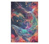 1000pcs(75x50cm) Rompecabezas De Piezas para Adolescentes Whale in Cosmic Dreamscape Rompecabezas para Adultos Juguetes Antiestrés Una Obra De Arte Desafío Educativo 1000pcs(75x50cm)