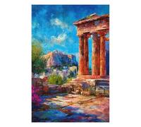 1000pcs(75x50cm) Rompecabezas para Adolescentes Acropolis of Athens Painting Rompecabezas para Adultos Juguetes Antiestrés Regalos para Mujeres Cumpleaños 1000pcs(75x50cm)