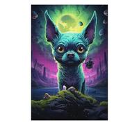 1000pcs(75x50cm) Rompecabezas para Adolescentes Alien Dog in Space Adventure Rompecabezas para Adultos Juguetes Antiestrés Carrera De Velocidad Manual Desafío Educativo 1000pcs(75x50cm)