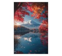 1000pcs(75x50cm) Rompecabezas para Adolescentes Autumnal Lake Reflections Rompecabezas para Adultos Juego Familiar Patrón De Montaje Regalos De Cumpleaños Y Únicos 1000pcs(75x50cm)